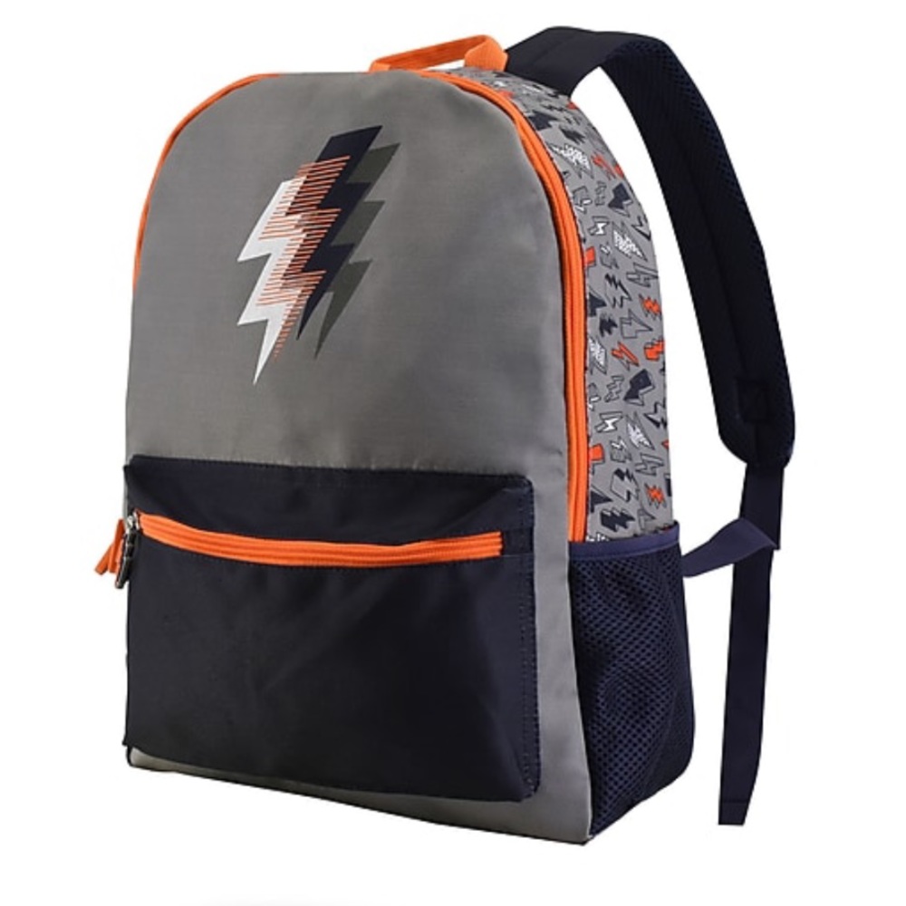Pep Rally Gray Bolt Backpack